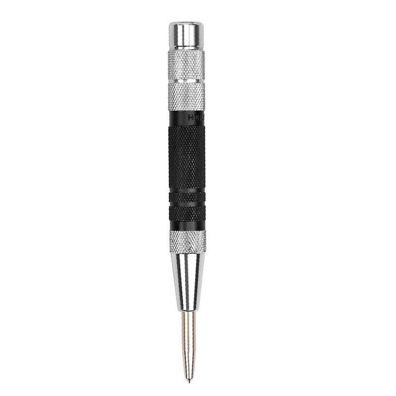 6-inch Super Strong Automatic Center Punch Set Steel Spring Loaded Center Hole Punch with Adjustable Tension Handheld Punch Tool for Metal Wood 6-inch Super Strong Automatic Center Punch Set Steel Spring Loaded Center Hole Punch with Adjustable Tension Handheld Punch Tool for Metal Wood